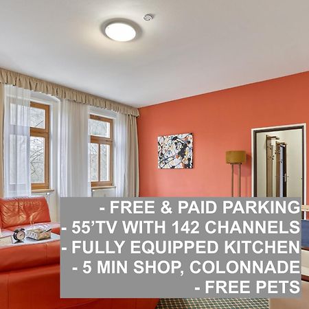 Excellent Apartments In Spa City Center 5 Min Walk From The Colonnade Karlsbad Exterior foto